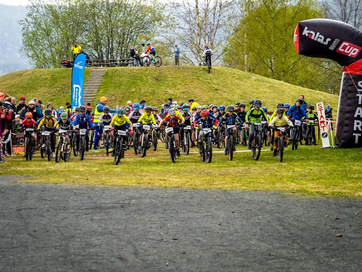 Bilde fra Bærum og Omegn Cykleklubb, 20. februar 2023.
