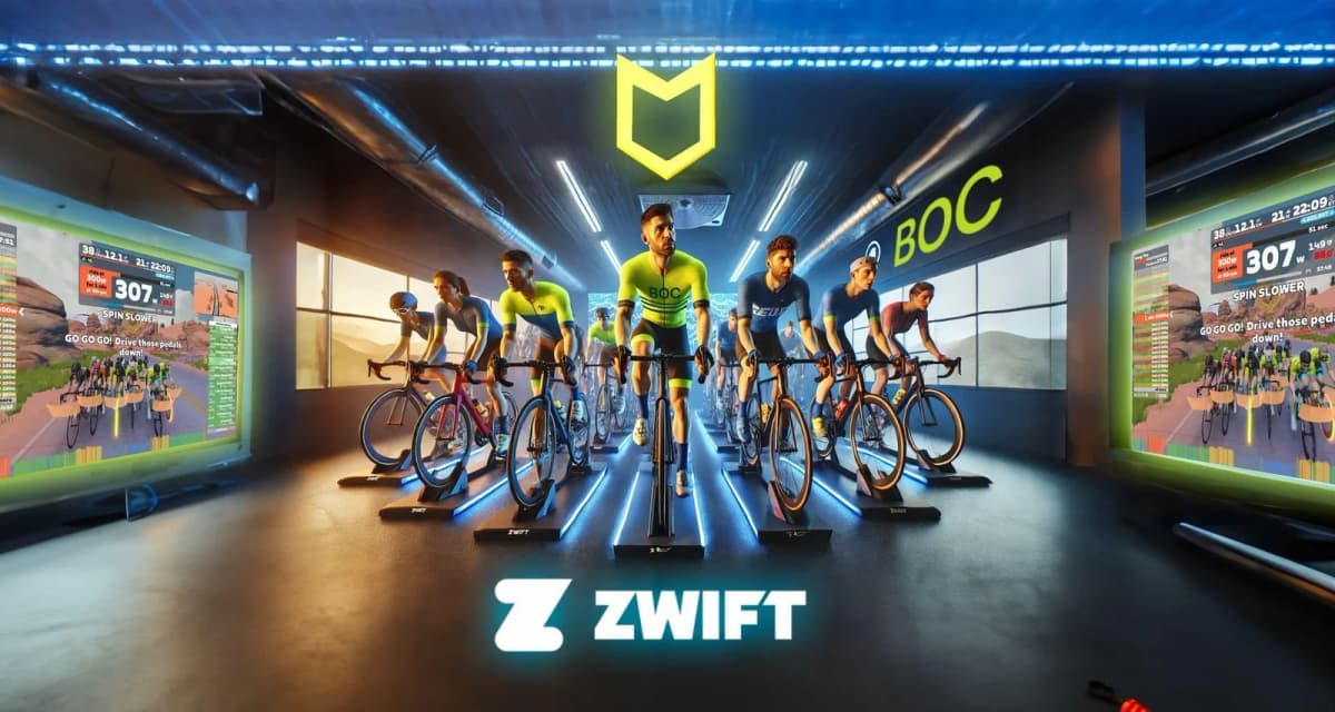 Bilde 1 av 2 fra Zwift, 14. november 2024.