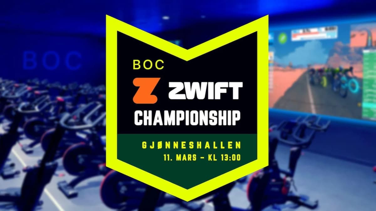 Bilde fra Zwift, 20. februar 2023.