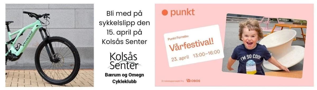 Bilde fra Bærum og Omegn Cykleklubb, 30. mars 2023.