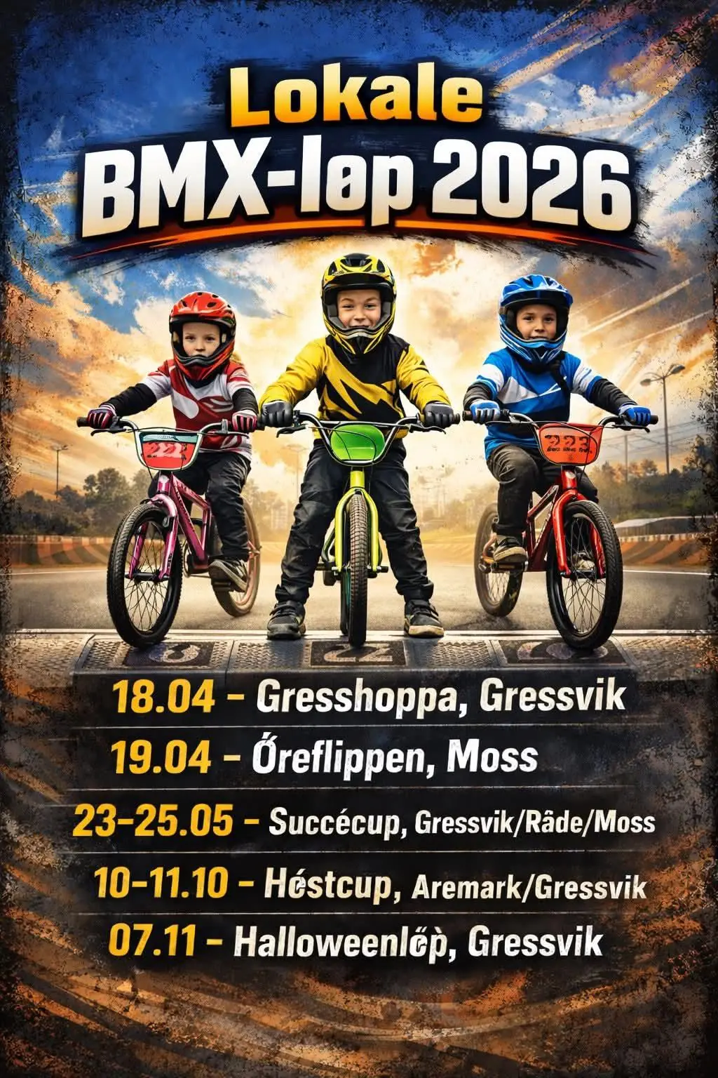 Bilde fra BMX, 18. april 2026.